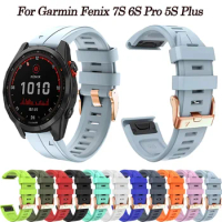 20mm Sport Silicone Watch Strap For Garmin Approach S70 Epix Gen Pro 2(42mm)Instinct 2S Watchband QuickFit Wristband Accessories