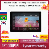 For SmallHD INDIE 7 7" 1080p Touchscreen Wireless DSLR photography 4K HDR Up to 1000nits On-Camera for Movie Streaming Monitor