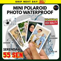 Mini Polaroid Photo Waterproof Serendah 55sen Sahaja High Quality Printing Size 54mm X 90MM
