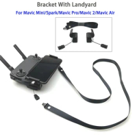 Mavic Mini Accessories Mavic Pro Remote Controller Lanyard Extended Phone Clip Holder Handle Bracket For DJI Mavic Air Spark