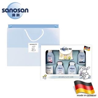 【sanosan】baby天然植萃柔膚新生禮盒(含提袋)