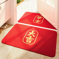 家用入戶門地墊紅色出入平安地毯腳墊大門口防滑門墊門廳室外墊子