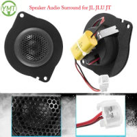 YMT Super Tweeters Silk Dome Component A Pillar Speaker Top Roof Speaker Audio Surround for Jeep Wrangler JL JLU JT 2018-2022