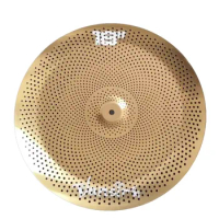 Vansir Gold Color Polished Low Volume Cymbals 18" china and 8" Splash 2pcs cymbal