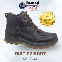 SEPATU BOOTS KULIT BORSA FAST 02 BOOTS - ORIGINAL LEATHER BOOTS FOR RIDING