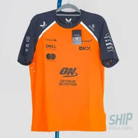 2025 Team tee MCLAREN mens original formula 1 F1 lando norris oscar piastri t shirt kaos kaus jersey