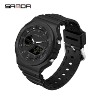 Sanda New Casual Men's Watches 50m Waterproof Sport Quartz Watch For Male Wristwatch Digital G Style Shock Relogio M