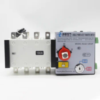 ATS 4P 100A Miniature Circuit Breaker Dual Power Automatic Transfer Switch