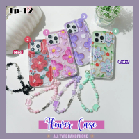 TERBARU Softcase Motif Bunga + Strap Lucu For OP*O VI*O RE*LME S*MSU*G INF*NX IP R*DMI | Case Bening
