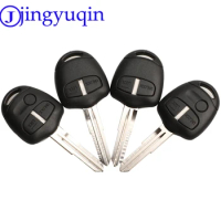 jingyuqin 2/3 Buttons Remote Car Key Shell Case For Mitsubishi Pajero Sport Outlander Grandis ASX No Blade