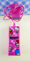 【震撼精品百貨】Hello Kitty 凱蒂貓~HELLO KITTY iPhone4/5充電器-綜合粉