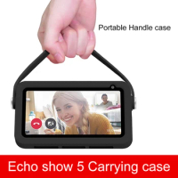 Protective case for Echo show 5 1st/2nd Handle Silicone Case For Alexa Echo Show 5 smart speaker dustproof shockproof case