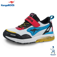 【正品發票出貨】KangaROOS美國袋鼠鞋K-RIDER防潑水童鞋 氣墊鞋 機能鞋 休閒鞋(紅白黑-KK32378)