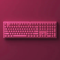 Akko Monsgeek MG108B Rose Red Full Size Keyboard 5-Pin Hotswap OEM Profile Multi-mode RGB Keyboards Bluetooth 5.0 2.4Ghz Type-C