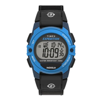 นาฬิกาข้อมือผู้หญิง Expedition  CAT Midsize Digital รุ่น TW4B27900 สายผ้า สีน้ำเงิน