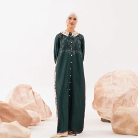 Davika Dress Emerald Green - Dress Aleza