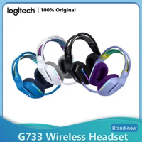 Logitech G733 LIGHTSPEED Wireless RGB Gaming Headset PRO-G DTS Headphone X 2.0 surround sound Suitable for computer gamers