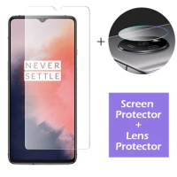2-in-1 Camera Tempered Glass for oneplus 7t 7 pro Screen Protector for Lens Glass On oneplus 7t 7 6t 6 5 5t Protective Film