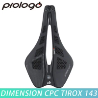 Original Prologo DIMENSION CPC TIROX 143 Road MTB Bike Comfortable Saddle Tirox Rail 245x143mm Bicycle Saddle Cycling Parts