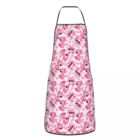 Custom Stitch Hot Manga Apron Women Men Unisex Bib Kitchen Cooking Tablier Cuisine Chef Painting