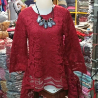 ATASAN KEBAYA RINJANI PREMIUM M-5XL/ SET KEBAYA RINJANI /KEBAYA BRUKAT JUMBO/ATASAN TUNIK JUMBO/ GAM