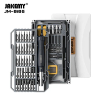 JAKEMY JM-8186 Magnetic Screwdriver Set with Replaceable Driver Bits for Mobile Phone Computer Electronic Home Repair Hand Tools