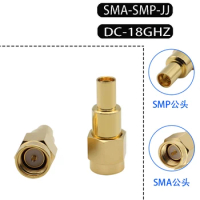 1pcs SMA to SMP male adapter SMA-SMP/JJ inner needle pure copper plated 18GHZ high-frequency GPO adapter