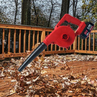 Cordless Blower Handheld Leaf Blower with Battery and Charger Portable 20V Small Air Workshop Blow Dust Cordless Leaf Blower