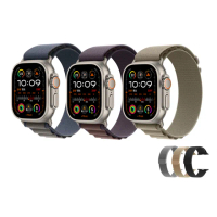 金屬錶帶超值組【Apple】Apple Watch Ultra2 LTE 49mm(鈦金屬錶殼搭配高山錶環)
