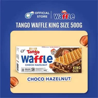 Tango Waffle King Size Cokelat Hazelnut 500 Gram - Isi Banyak & Lebih Puas, Wafer Renyah Kemasan Bes