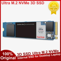 SanDisk Ultra M.2 NVME 3D Internal SSD Solid State Disk Hard Drive High Speed M.2 NVM 250GB 500GB 1TB 2TB for Desktop PC Laptop