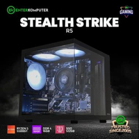 EK Gaming Stealth Strike R5 - PC Rakitan Gaming Ryzen 5 5500GT RAM DDR4 16GB - Enter Komputer