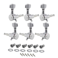 Guitar Locking Tuners String Tuning Pegs Machines Heads Set for Fender Stratocaster Telecaster Guitar Parts,Left+Right