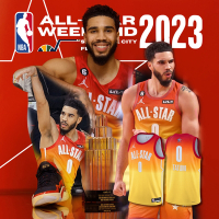 Nike 球衣 2023 Jayson Tatum All-Star NBA 黃 復刻 全明星 漸層 DX6330-626