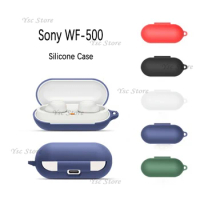 Shell Silicone Case for Sony WF C500 Washable Protective Cover Lightweight Case Impact-resistant Waterproof Sleeve