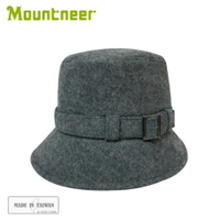 【Mountneer 山林 羊毛保暖筒帽《麻灰》】12H16/羊毛帽/保暖帽/休閒帽