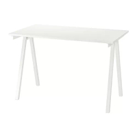TROTTEN 書桌/工作桌, 白色, 120 x 70 公分