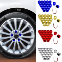 20 Pcs Car Wheel Nut Caps Protection Caps Bolts 17 19 21 MM Anti-Rust Auto Hub Screw Cover Car Tyre Nut Bolt Exterior Decoration