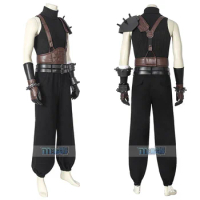 Final Fantasy VII 7 Cosplay Cloud Strife Cosplay Costume Cloud Strife Outfit Uniform Men Full Suit Halloween Party Costumes