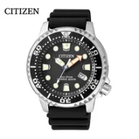 CITIZEN Watch for Men Sports Diving Watch Silicone Luminous Men's Watches BN0150 Eco-Drive Series Black Casual Dial Quartz Watch