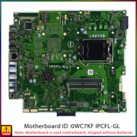 FOR IPCFL-GL Dell Optiplex 7470 Intel Chipset Q370 Socket LGA1151 AIO Motherboard WC7KF All-In-One Desktop Motherboards