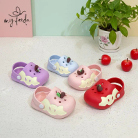 SANDAL ANAK MOTIF BUAH APEL LUCU/ SANDAL BUAH APEL GEMAS BAHAN EVA