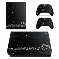 Kingdom Hearts Skin Sticker Decal Cover for Xbox One X Console and 2 Controllers skins Vinyl