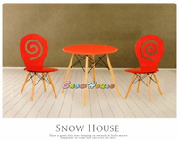╭☆雪之屋居家生活館☆╯R574-03/04 S5造型圓桌(紅色)/洽談桌/餐桌/茶几/咖啡桌(不含椅子)
