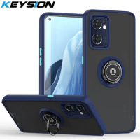 KEYSION Fashion Matte Phone Case for Oneplus Nord CE 2 5G N20 N200 5G Transparent Shockproof Phone Cover for 1+ Nord CE 2 5G