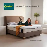 Quantum Maxwell Latex Orthopedic Halton Full Set - Kasur Springbed Spring Bed 120 x 200 Cream