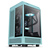 【獨家！另享10%回饋】Thermaltake 曜越 The Tower 100 全景直立式迷你機殼/競速綠/CA-1R3-00SCWN-00/尊爵金/CA-1R3-00SDWN-00/松石綠/CA-1R3-00SBWN-00