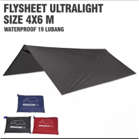 FLYSHEET 4X6 METER 19 LUBANG WATERPROOF MURAH