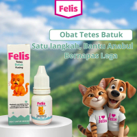 FELIS Obat Tetes Batuk 10ml - Obat Tetes Batuk Kucing
