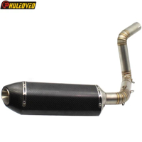 Motorcycle Exhaust Muffler Can Link Pipe for KTM RC 125 2014-2016 RC 200 2014-2020 for KTM Duke 125 2011-2016 Duke 200 2012-2020
